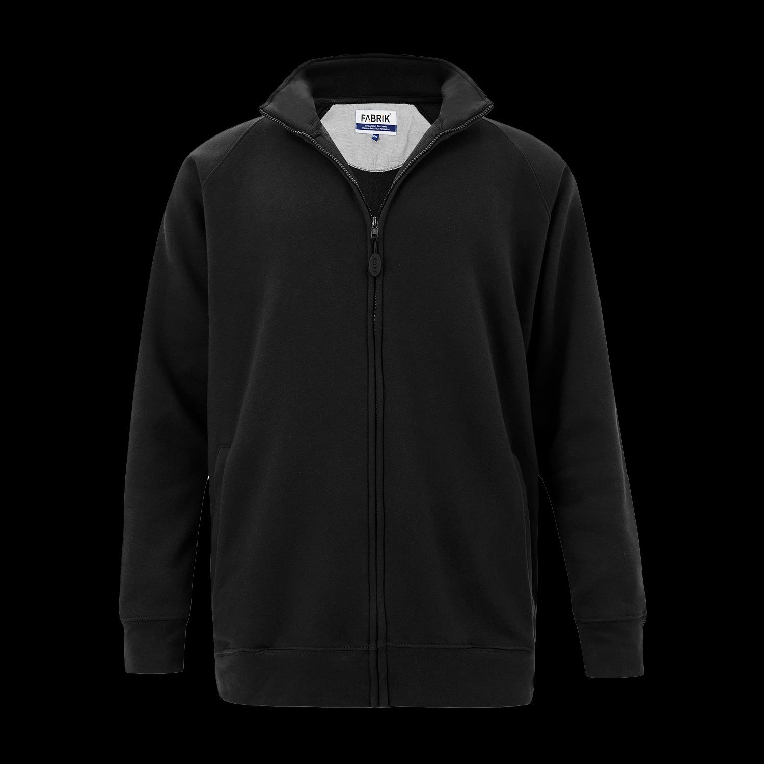Fabrik Fleece Zip Sweat Top For Men (2409) in 2 Colours, 2XL-8XL