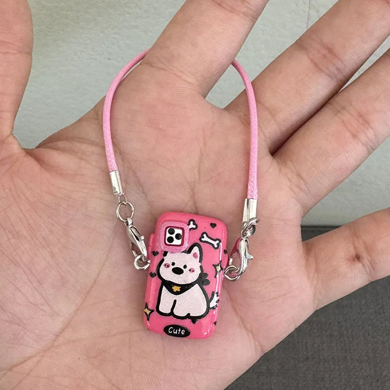 2025 New Labubu Accessories Decor Mini Cartoon Phone Case Pendant Mini Camera Labubu Diy Decor Accessories Toy Gift