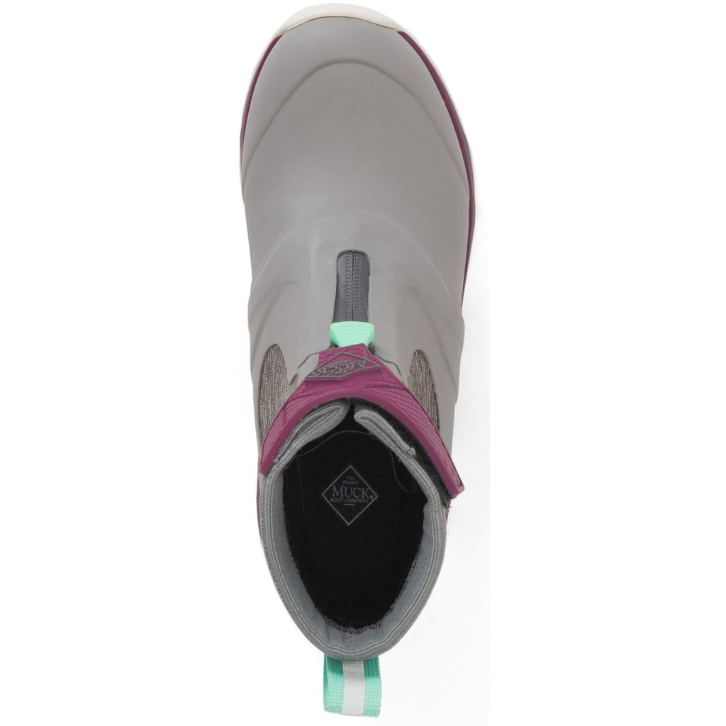 Muck Boots Women's Apex Mid Zip Wellington in Grey 1 to 8