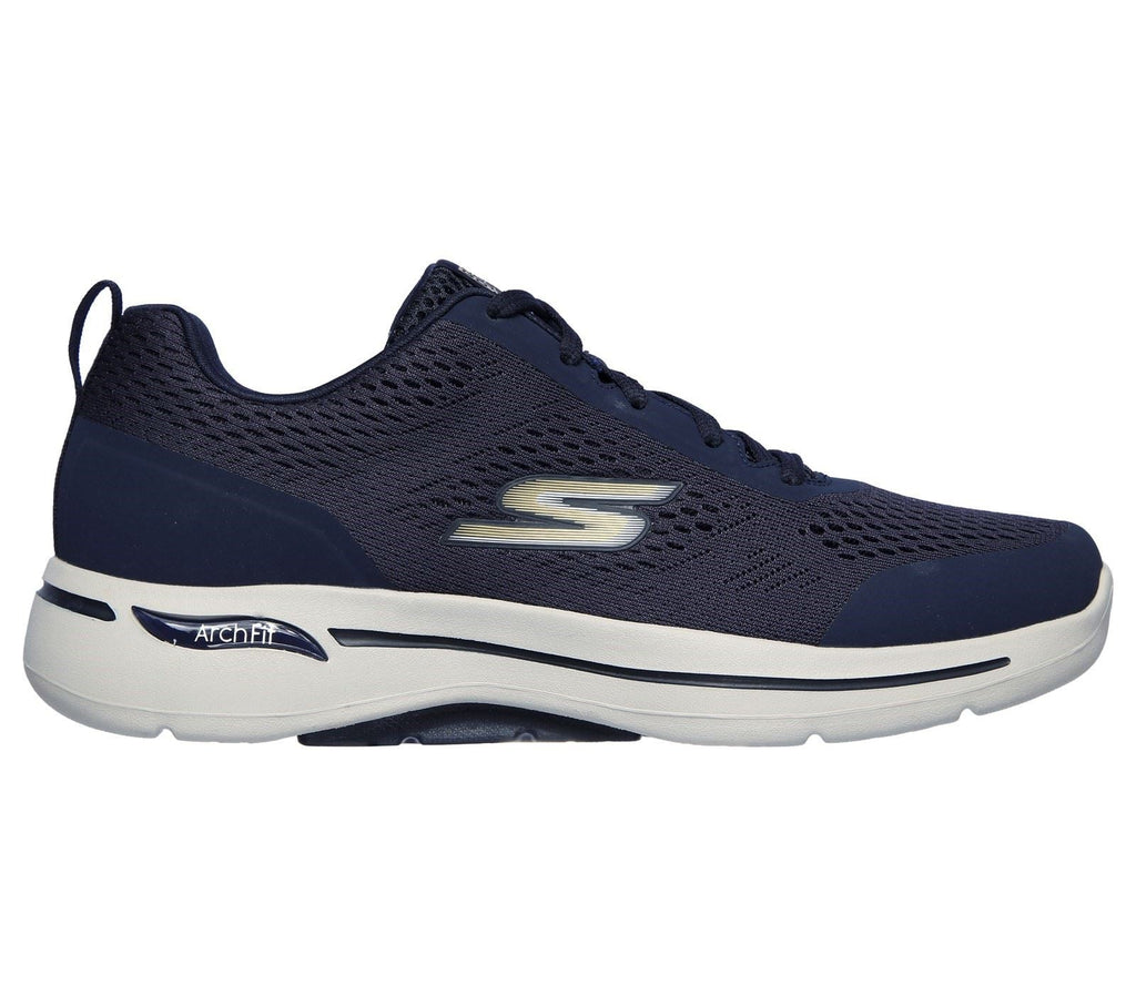 Skechers Go Walk Arch Fit Idyllic Sports Shoes Mens Sports in  Navy Gold