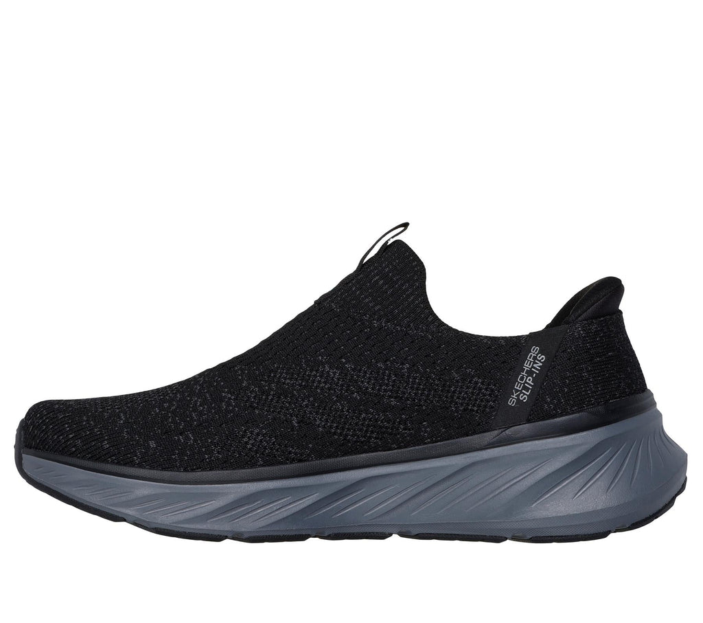 Skechers Slip On Sneaker Shoe For Men Edgeride Commissioner Slip-ins in Black/Charcoal, 5.5-13