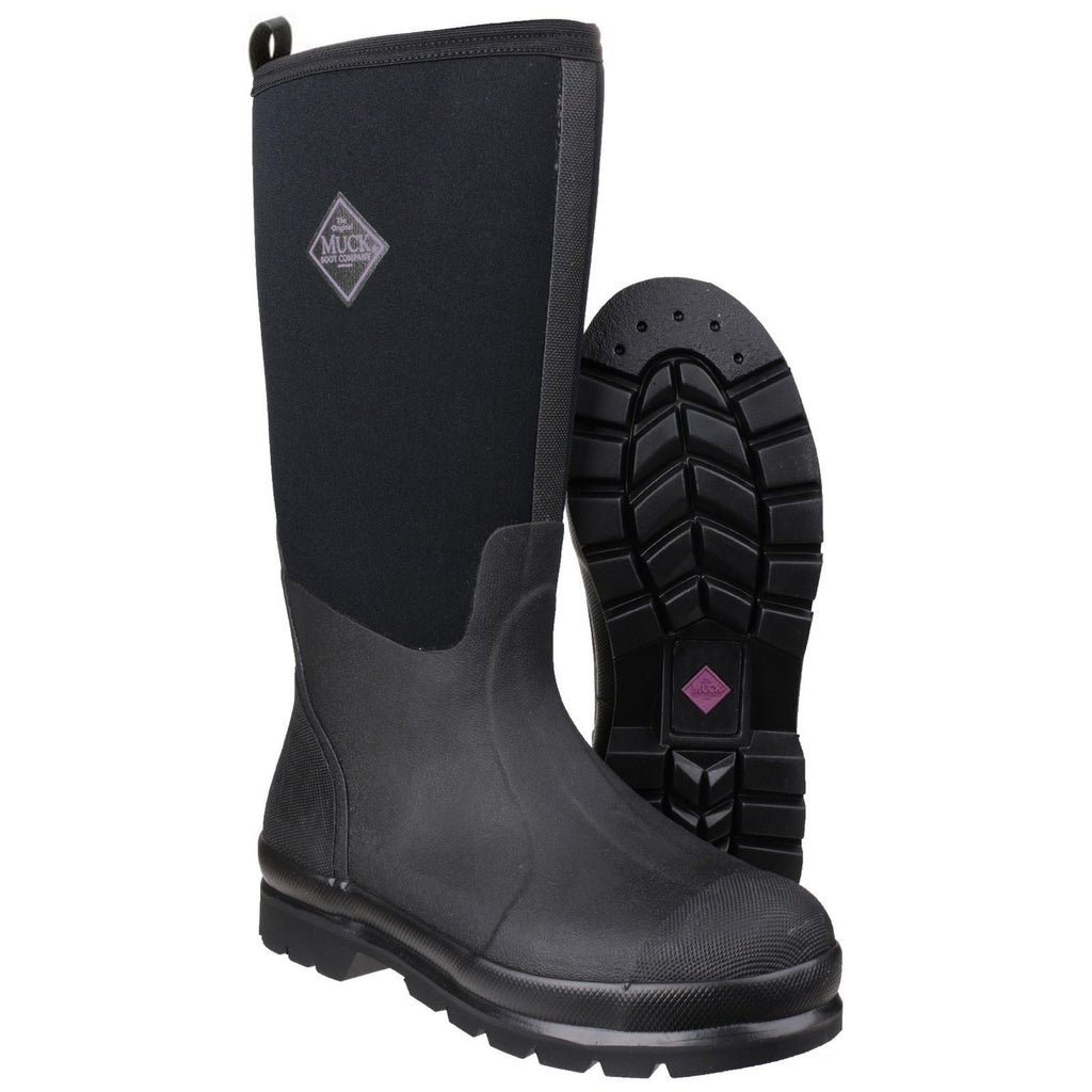 Muck Boots Women's Chore Classic Tall Boot in Black 3 to 9