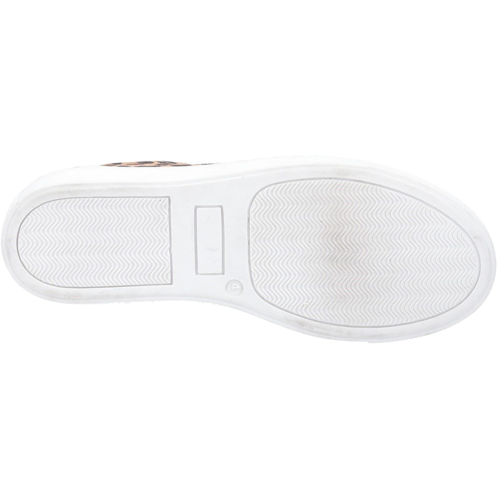 Hush Puppies Tessa Laces Ladies Shoes in Leopard