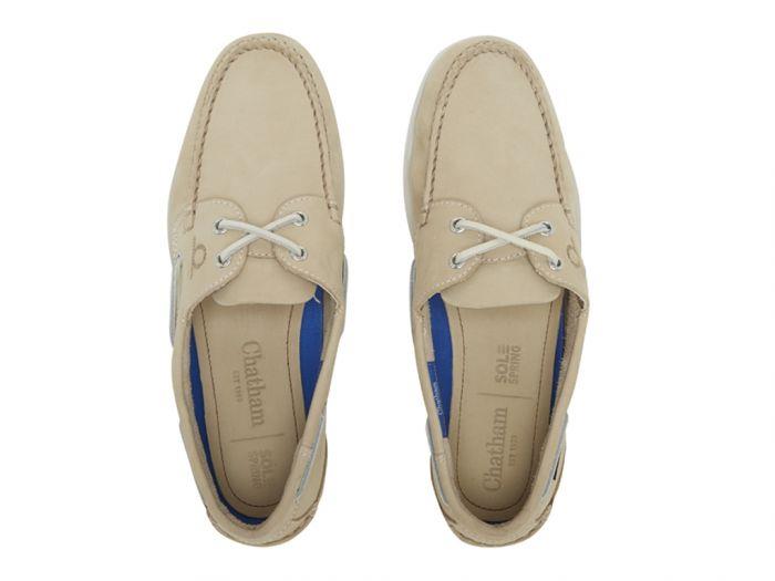 Chatham Mens Pacific II G2 Deck Shoes in Stone