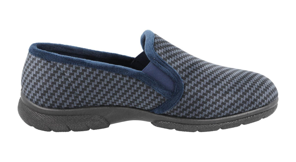 DB Shoes Men's 6V Fit Slip-On Classic Loafer Shoes in Navy, Sizes 6 to 12