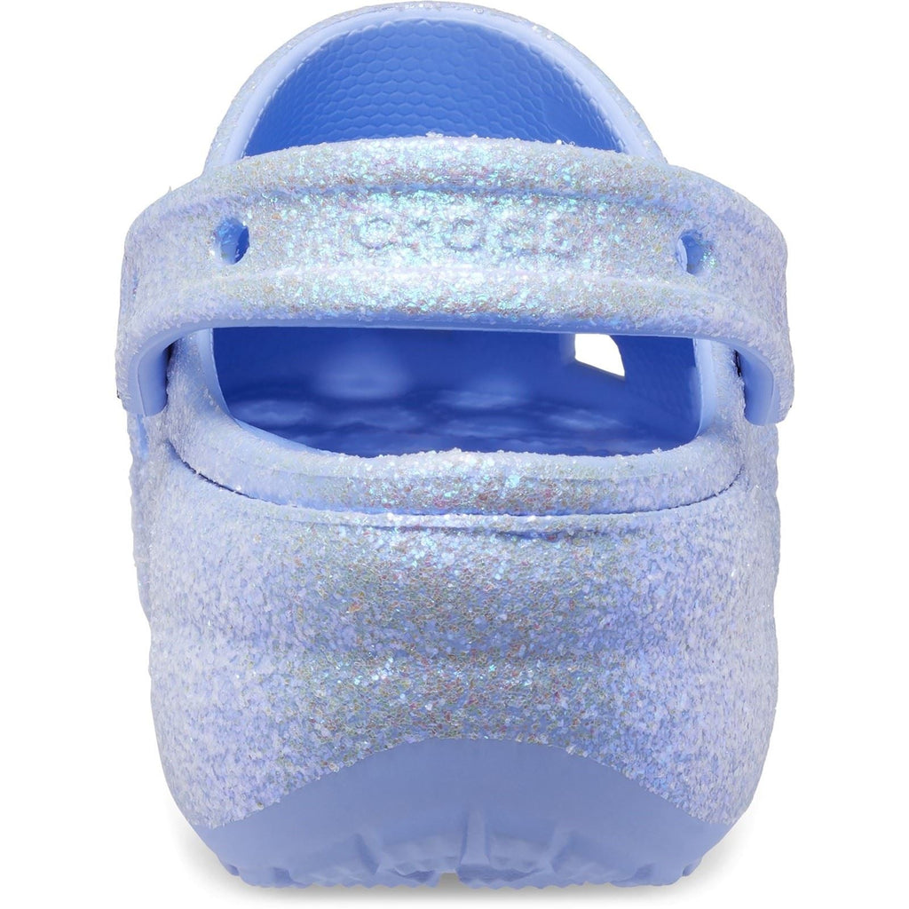Crocs Women's Classic Platform Glitter Clog in Moon Jelly 4 to 8