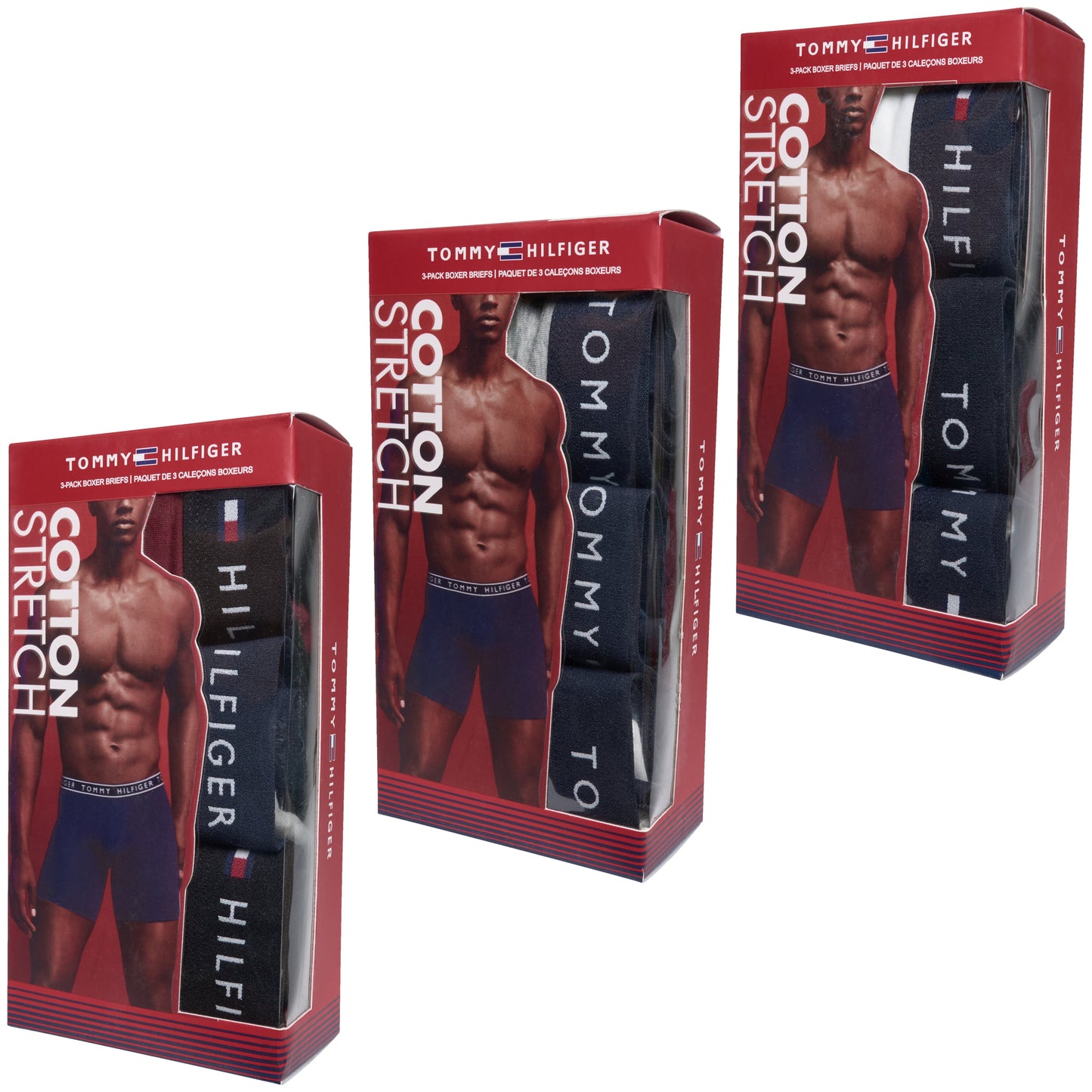 Tommy Hilfiger Mens Cotton Stretch Boxer Briefs Trunks Underwear S-XL 3-12 Pack