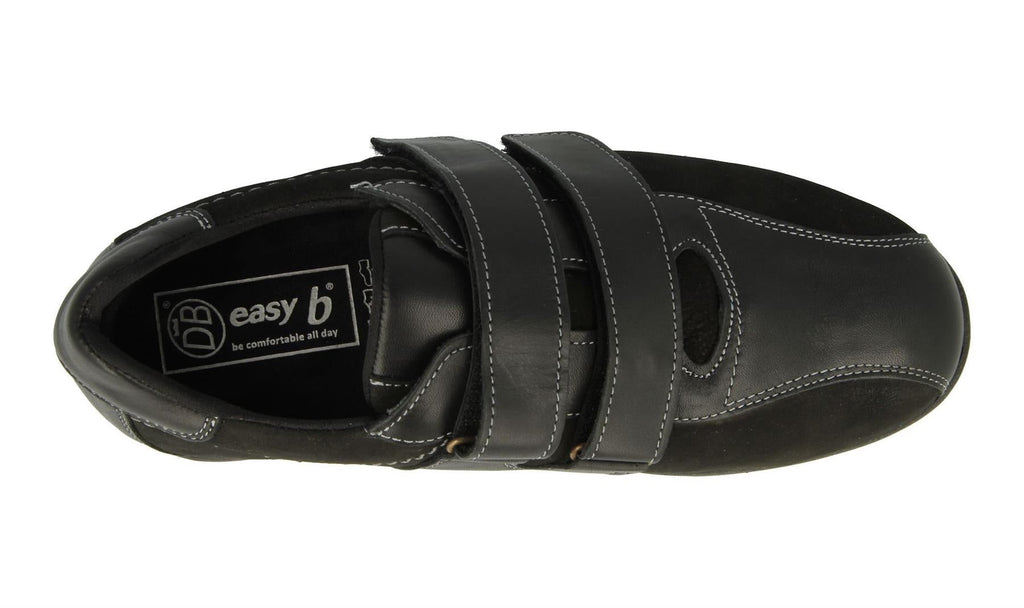 Men'S Casual Shoes (Stephen)6V Wide Fit By Db Shoes in Black
