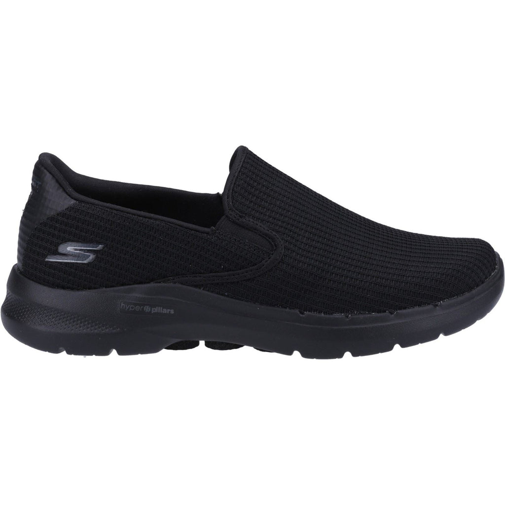 Skechers (GAR216201) Men's GOwalk 6 Anaglyph Trainer in Black 6 to 12