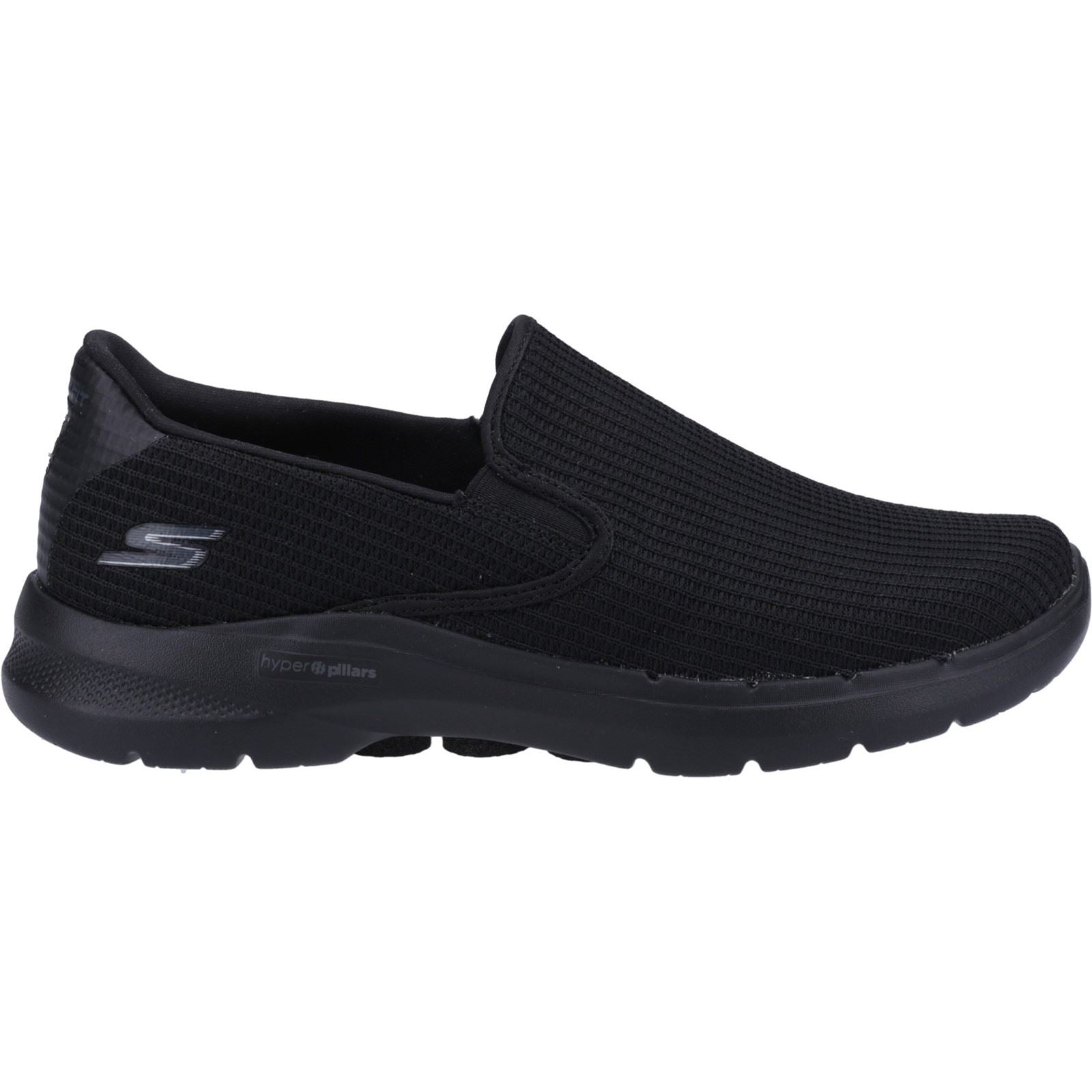 Skechers (GAR216201) Men's GOwalk 6 Anaglyph Trainer in Black 6 to 12