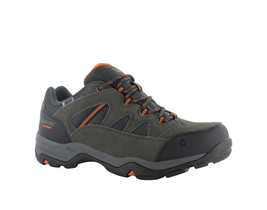 Hi Tec Bandera II Water Proof Mens Shoes in Charcoal/Graphite/Burnt Orange