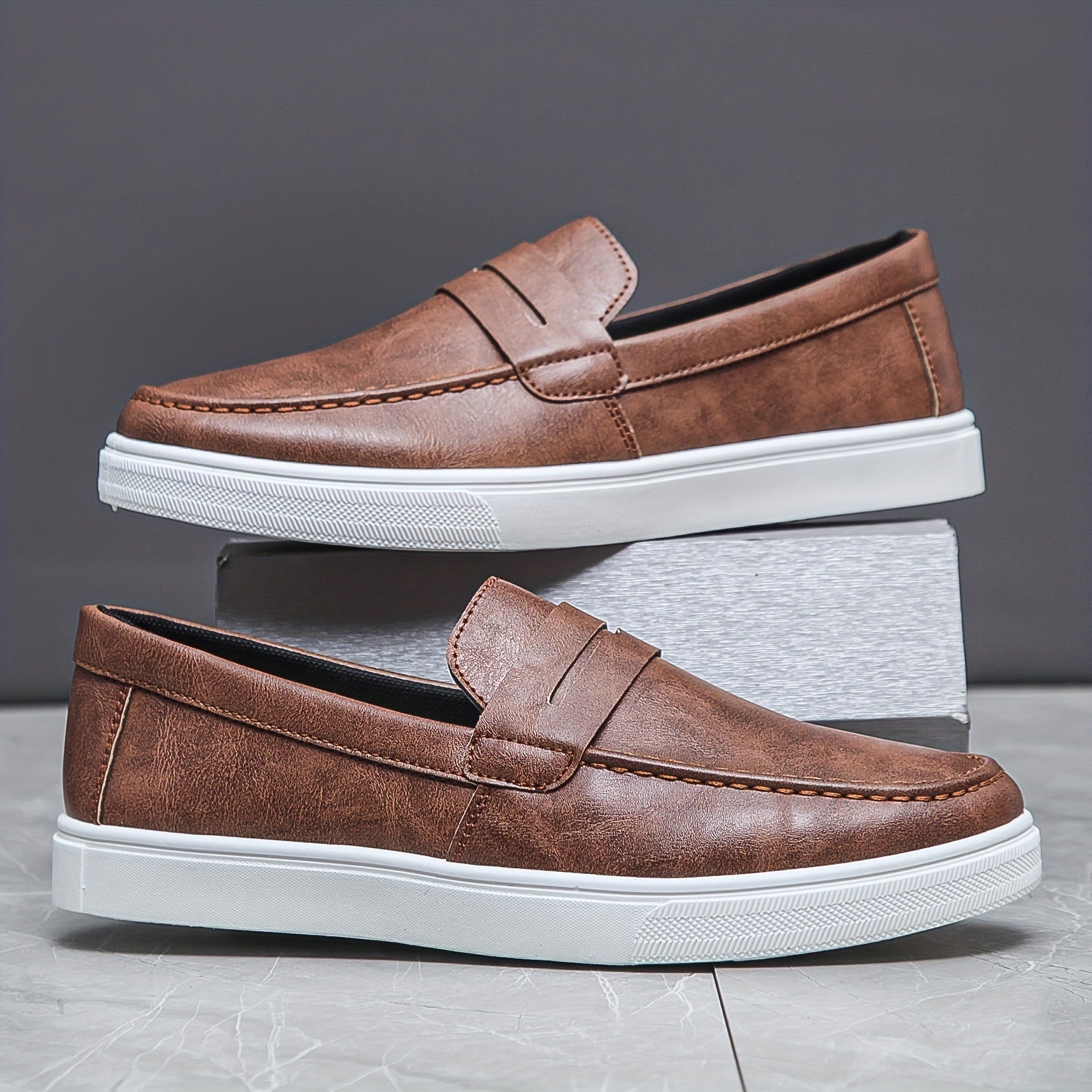 Men's Solid Colour Casual Shoes