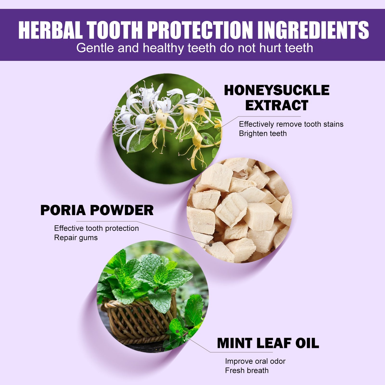 v34 Whitening Powder, Cleaning Stains Freshening Breath And Brightening White Teeth Cleaning Powder