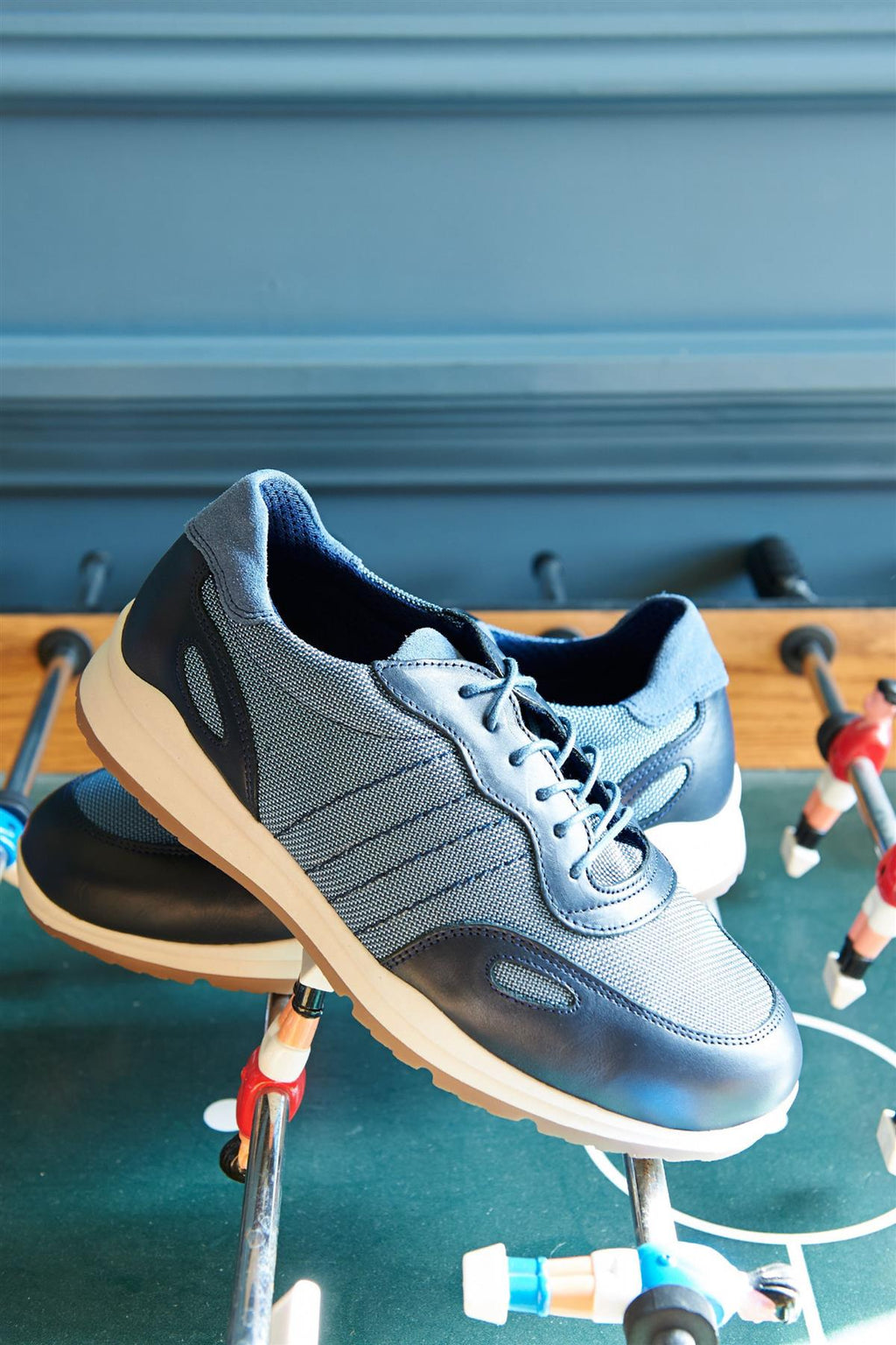 Men'S Casual Shoes (Dawson)2V Wide Fit By Db Shoes in Navy