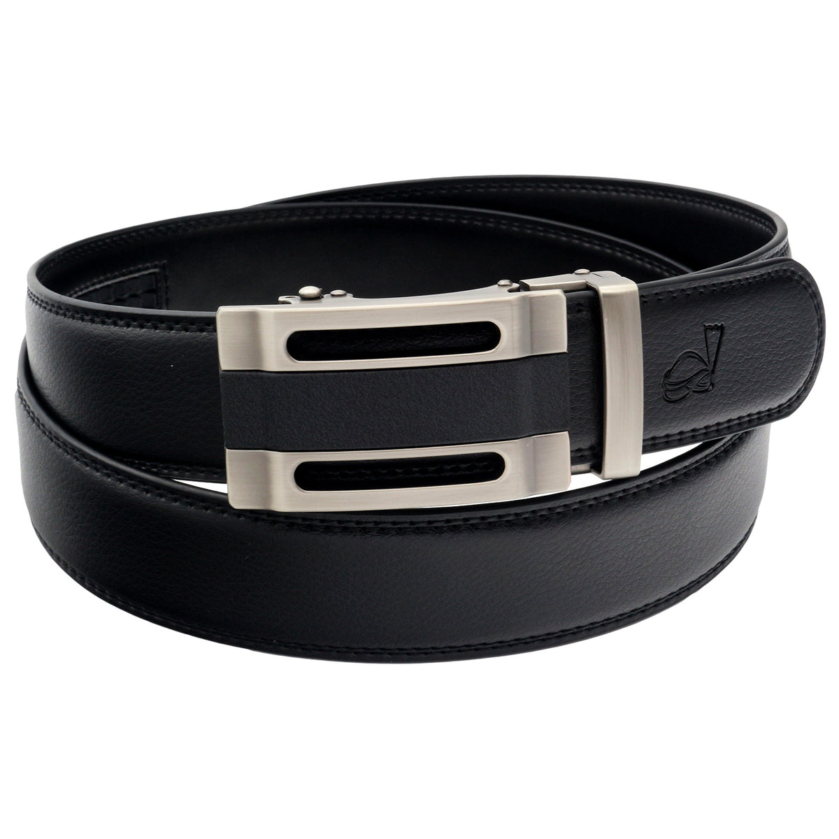 Ceinture à cliquet en cuir QHA pour homme, boucle automatique, largeur 35 mm, Q33
