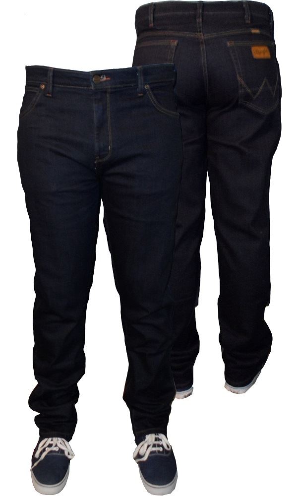 WRANGLER TEXAS STRETCH BRUSHED BACK DENIM JEANS