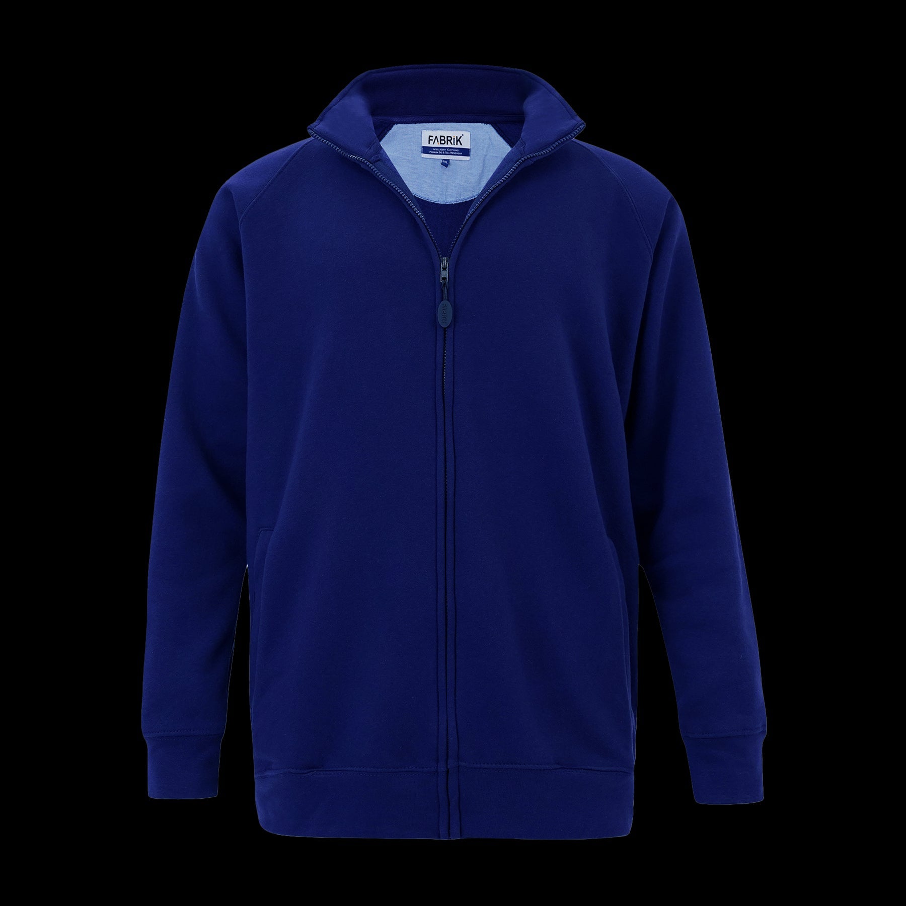 Fabrik Fleece Zip Sweat Top For Men (2409) in 2 Colours, 2XL-8XL