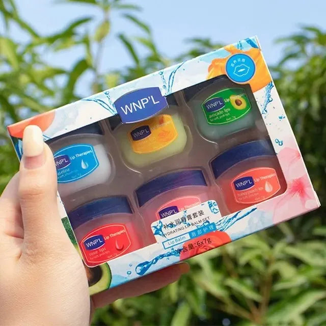 4pcs/box Natural Plant Lip Balm Moisturizing Plump Lips Lipsticks Makeup Base Anti-Cracking Lips Oil Lip Plumper Skin Care