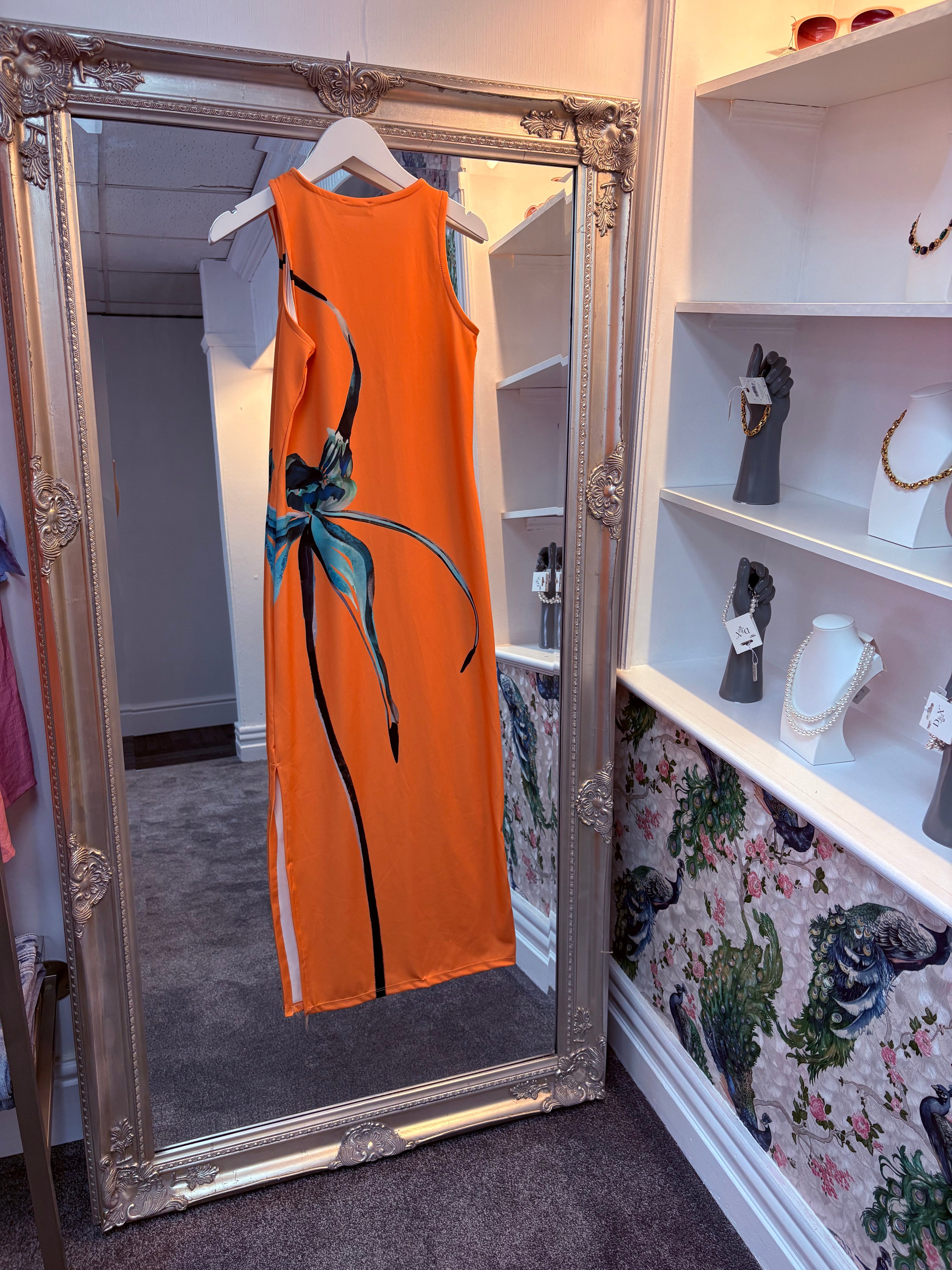 Luxtyle Floral Maxi Dress – One Size Fits 8–12