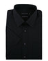 Double Two Men's Short Sleeve Cotton Rich Shirt 7 Colours Collar 14.5"–23"