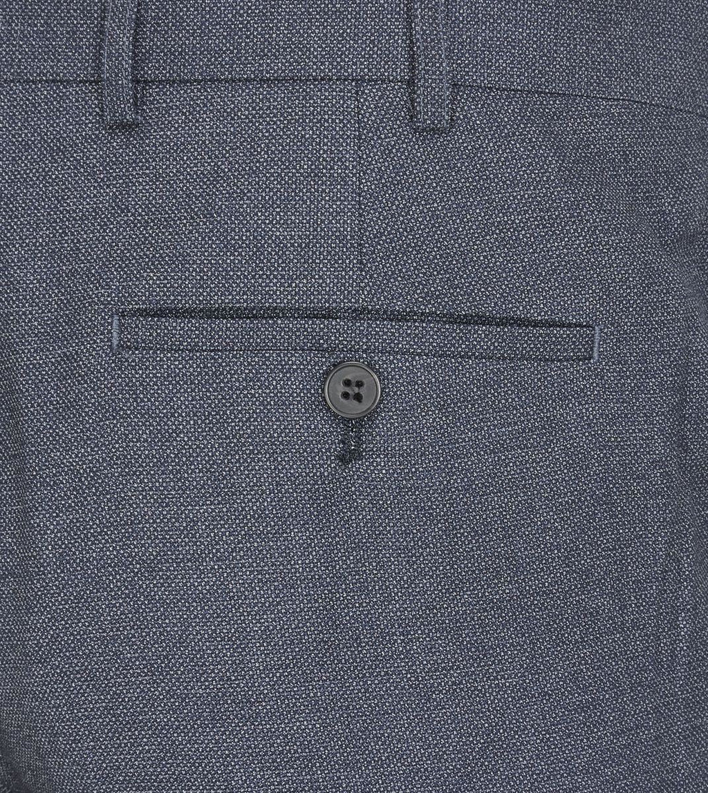 Skopes Men's Harcourt Slim Fit Suit Trouser in Blue Waist 30 to 46