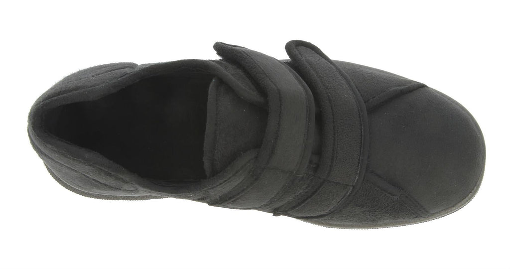 Men'S Slippers / House Shoes (Joseph)6V Wide Fit By Db Shoes in Black