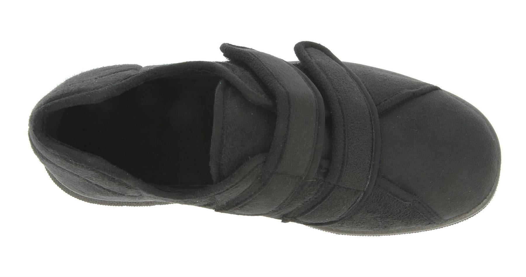 Men'S Slippers / House Shoes (Joseph)6V Wide Fit By Db Shoes in Black