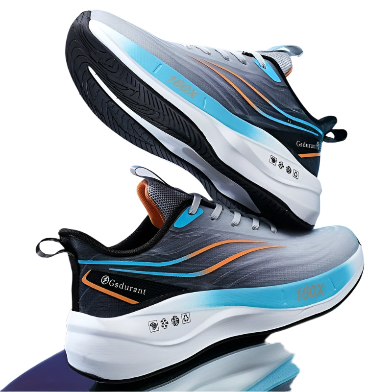 GS Durant Men's Breathable Running Shoes - Non-Slip Sole for Jogging & Outdoor Activities, Lace-Up Athletic Footwear