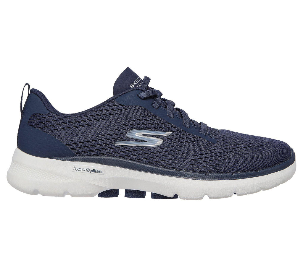 Skechers (GAR124512) Ladies Sports Go Walk 6 Bold Vision Shoes in UK 3 to 8