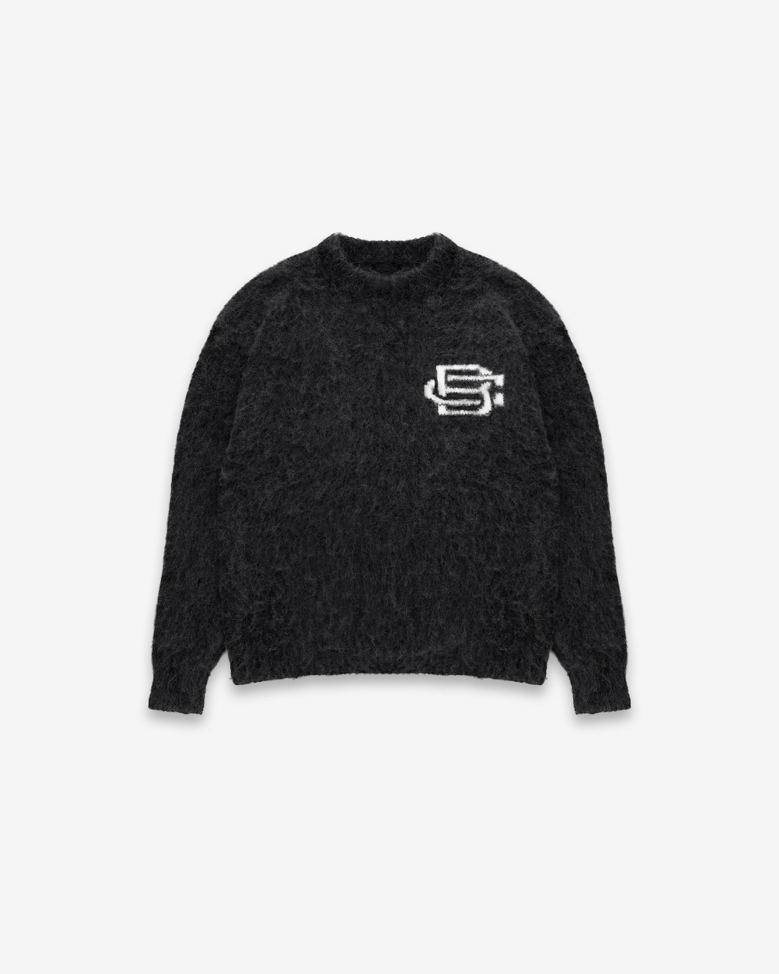 Mohair Knit BC Jumper - Black
