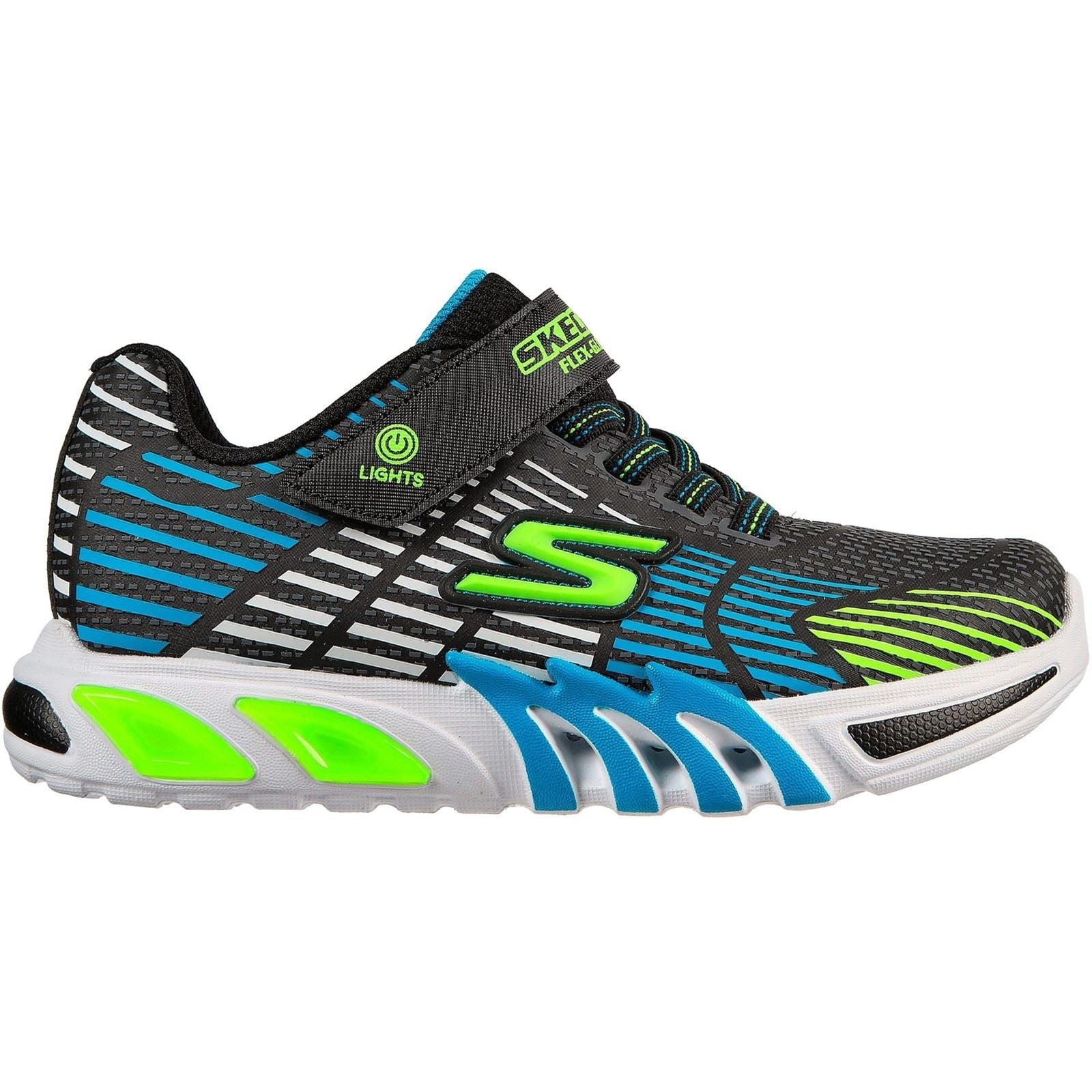 Skechers (GAR400135N) Childrens Sports Flex-Glow Elite in UK 4 to 9