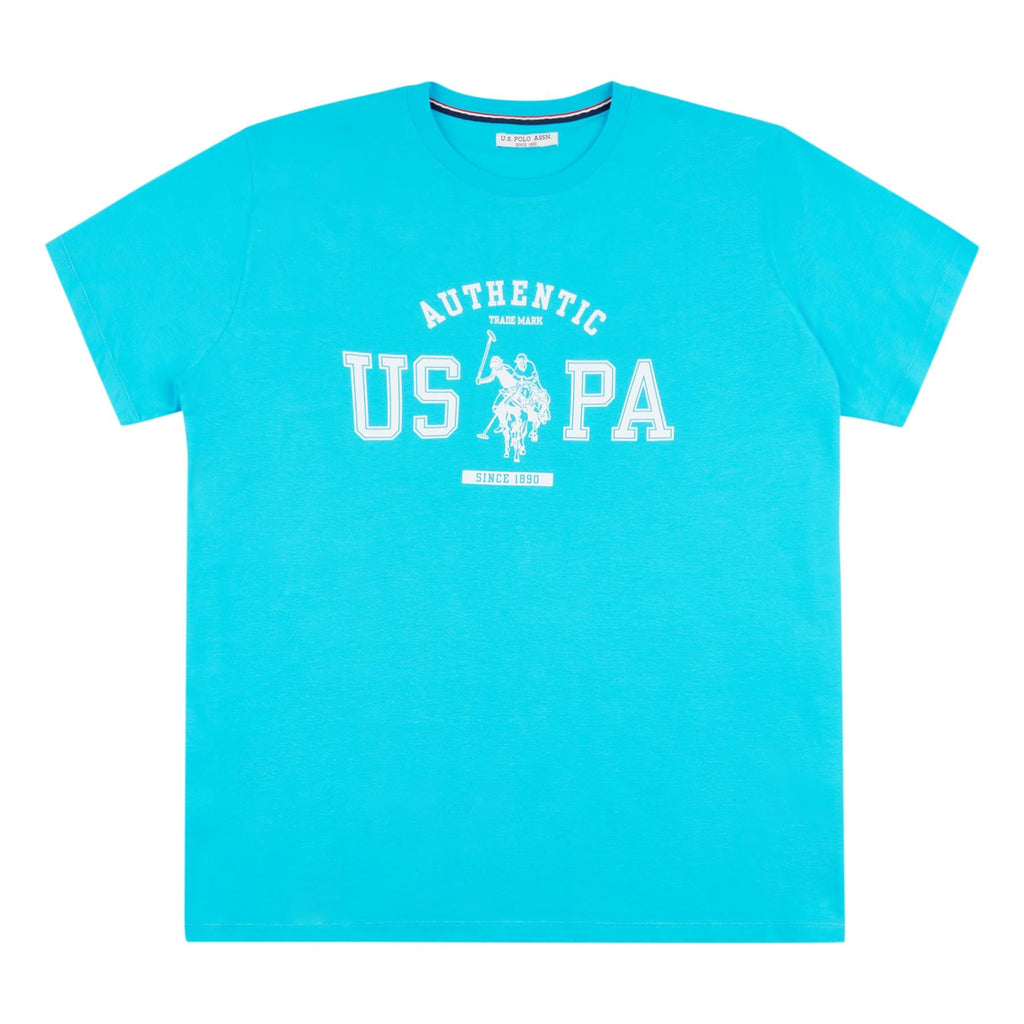 Men U.S. Polo Assn. Authentic Graphic Print Pure Cotton T-Shirt