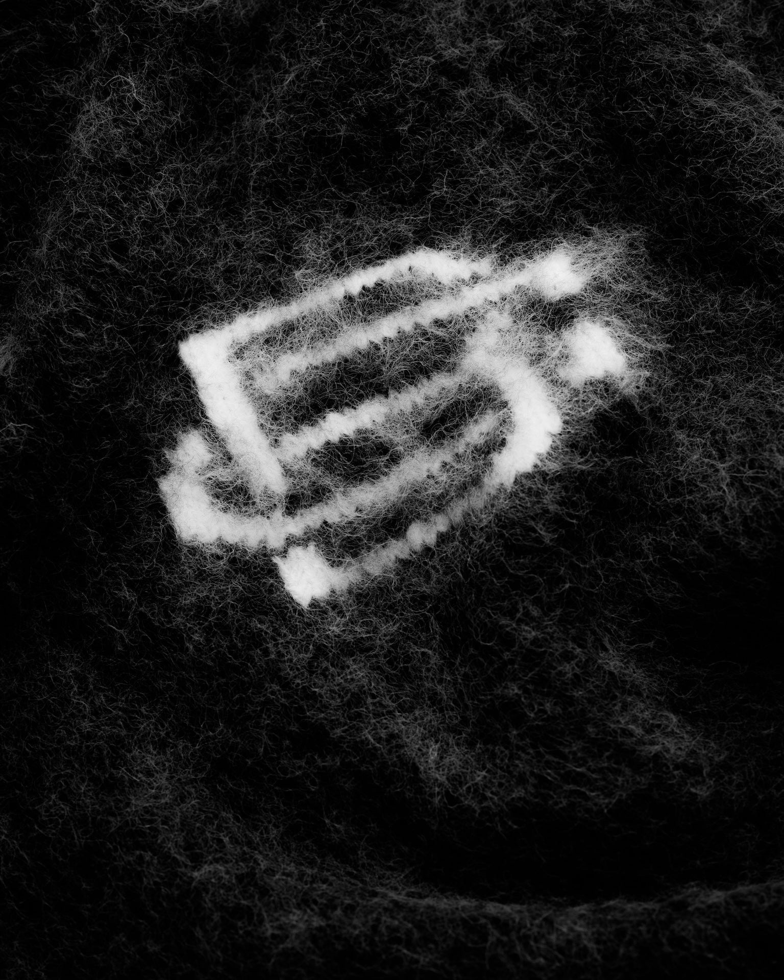 Mohair Knit BC Jumper - Black