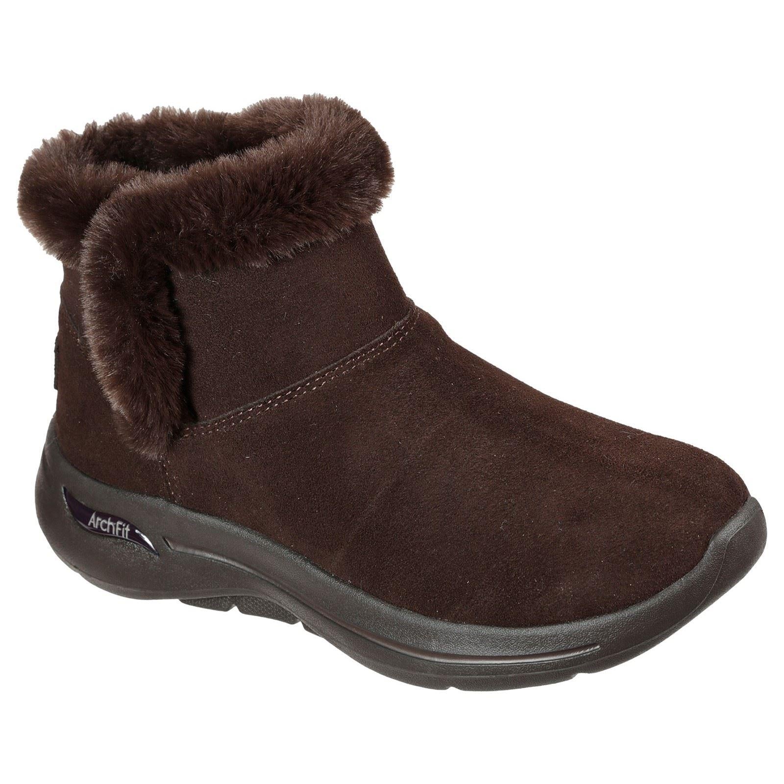 Skechers (GAR144400) Ladies Ankle Boots Go Walk Arch Fit Cherish in UK 3 to 8