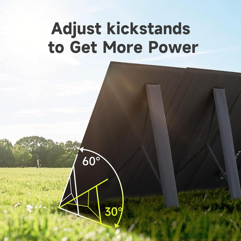 Portable Solar Panel 200W Foldable Waterproof High Efficiency 18V ALLPOWERS