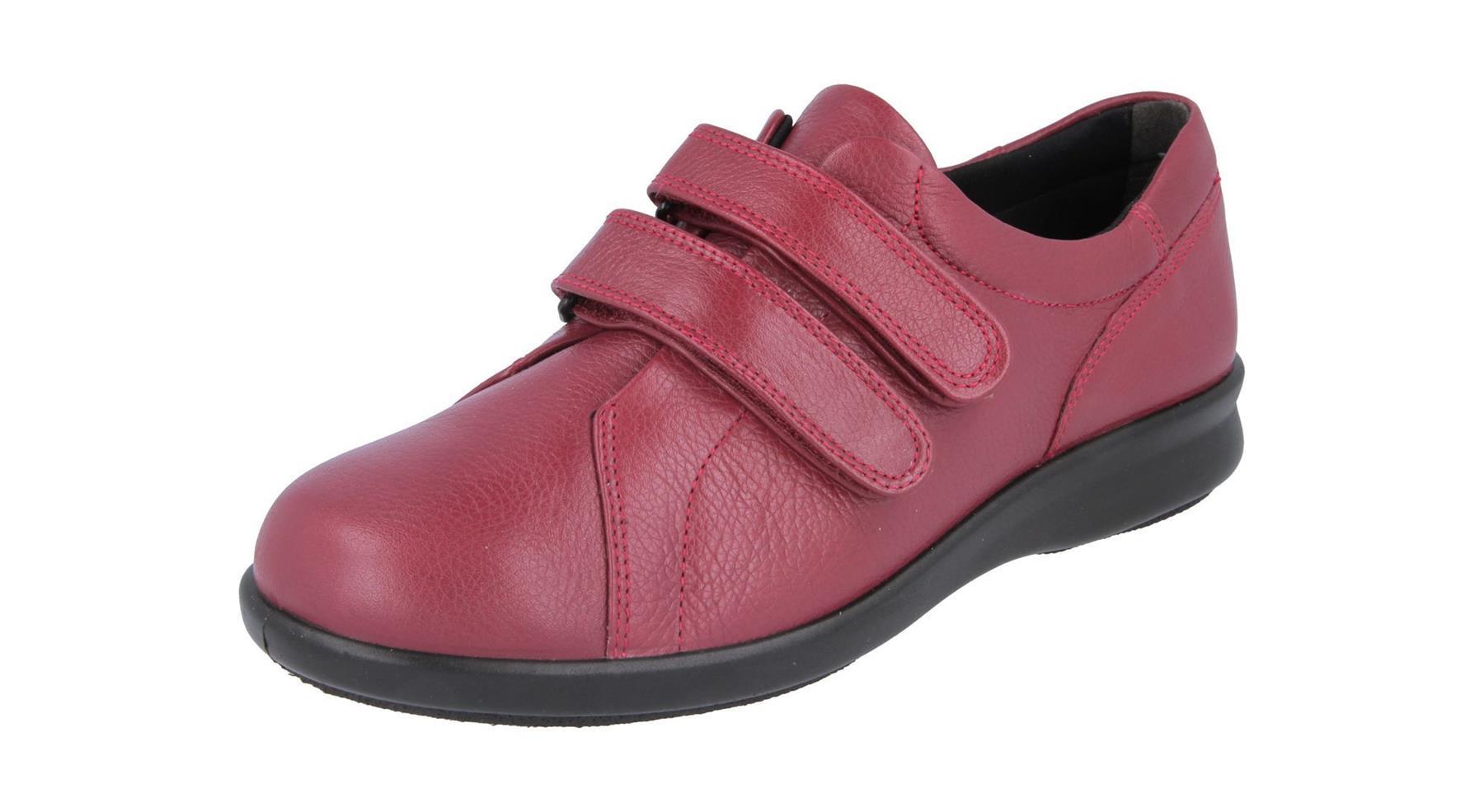 Womens (Naomi) 2E Wide Fit By Db Shoes in Russet Red