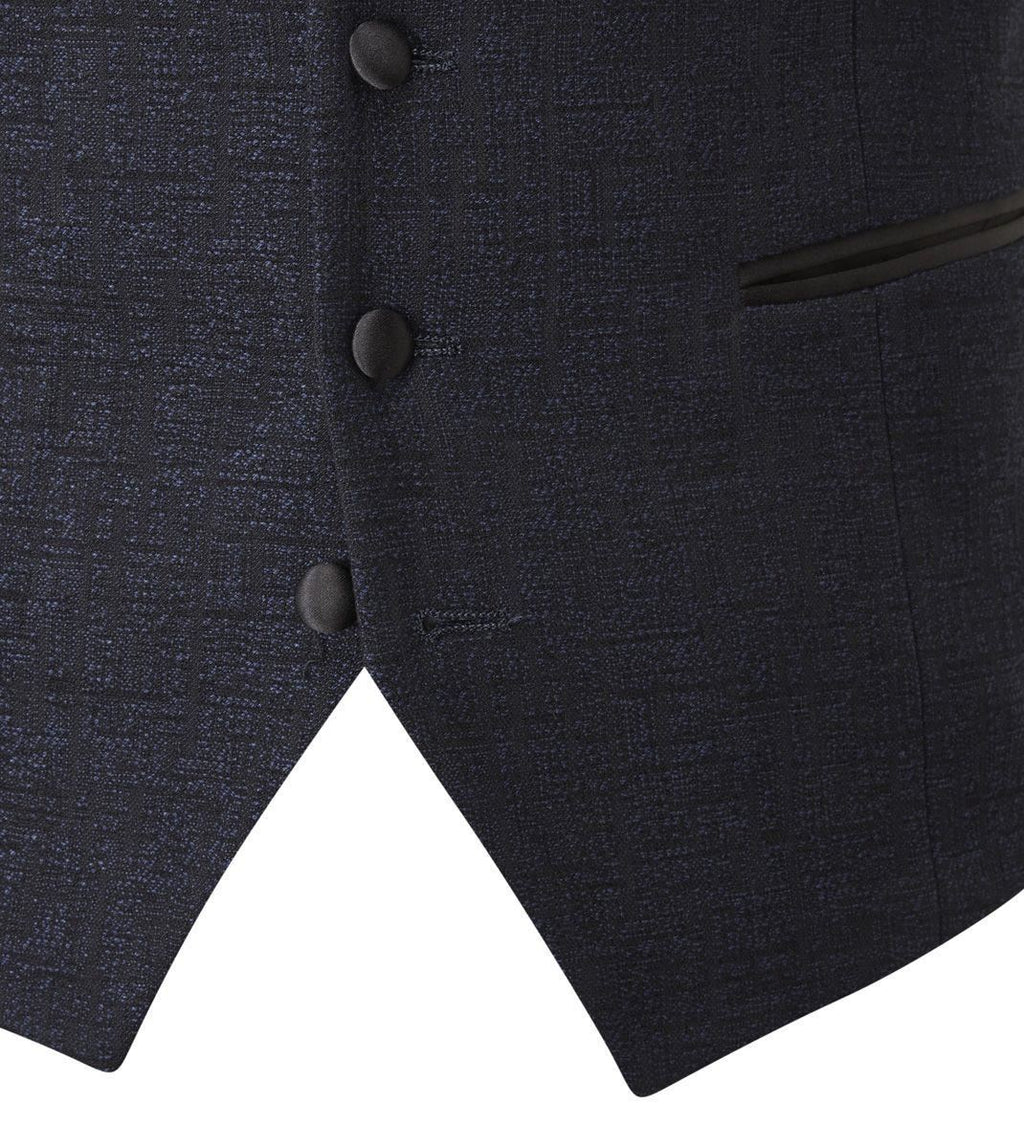 Skopes Men's Elbridge Dinner Waist Coat in Blue 34 to 62 Regular