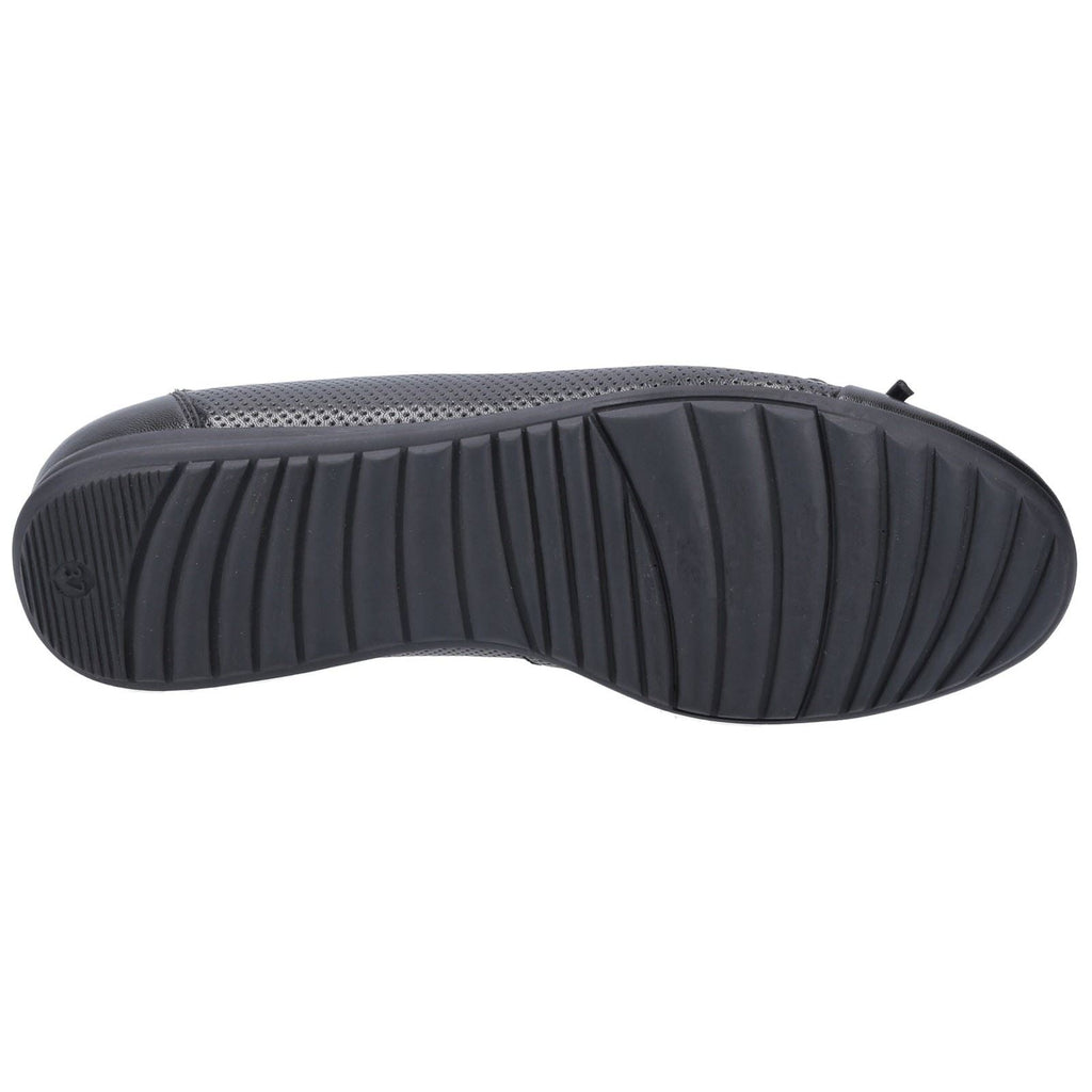 Hush Puppies Jolene Slip Ons Ladies Shoes in Black