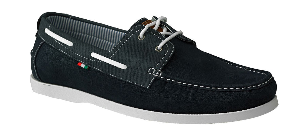 D555 Men's Elton Lace Up Deck Shoes (KS2476) 10-15, 2 Colours