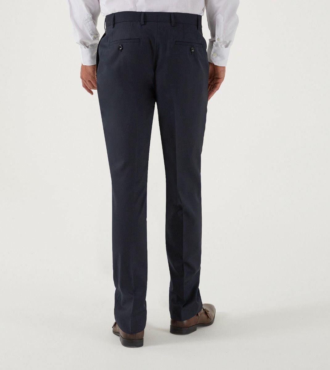 Skopes Men's Farnham Tailored Fit Suit Trouser in Navy Waist 34 to 62