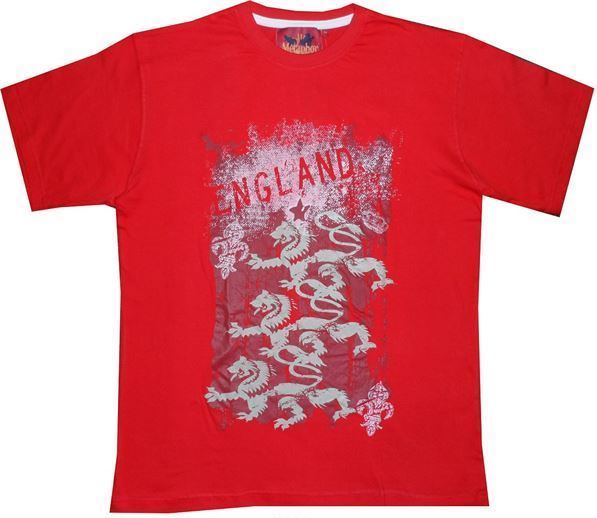 METAPHOR PURE COTTON PRINTED ENGLAND T SHIRT IN SIZE MEDIUM TO 8XL, 3 COLORS