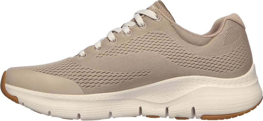 Skechers Arch Fit Lace Up Sports Mens Sports in Taupe