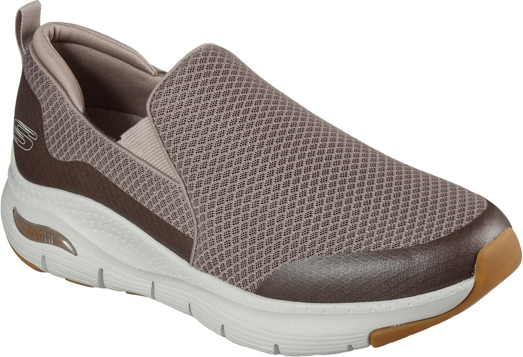 Skechers Arch Fit Banlin Slip On Sports Mens Sports in Taupe