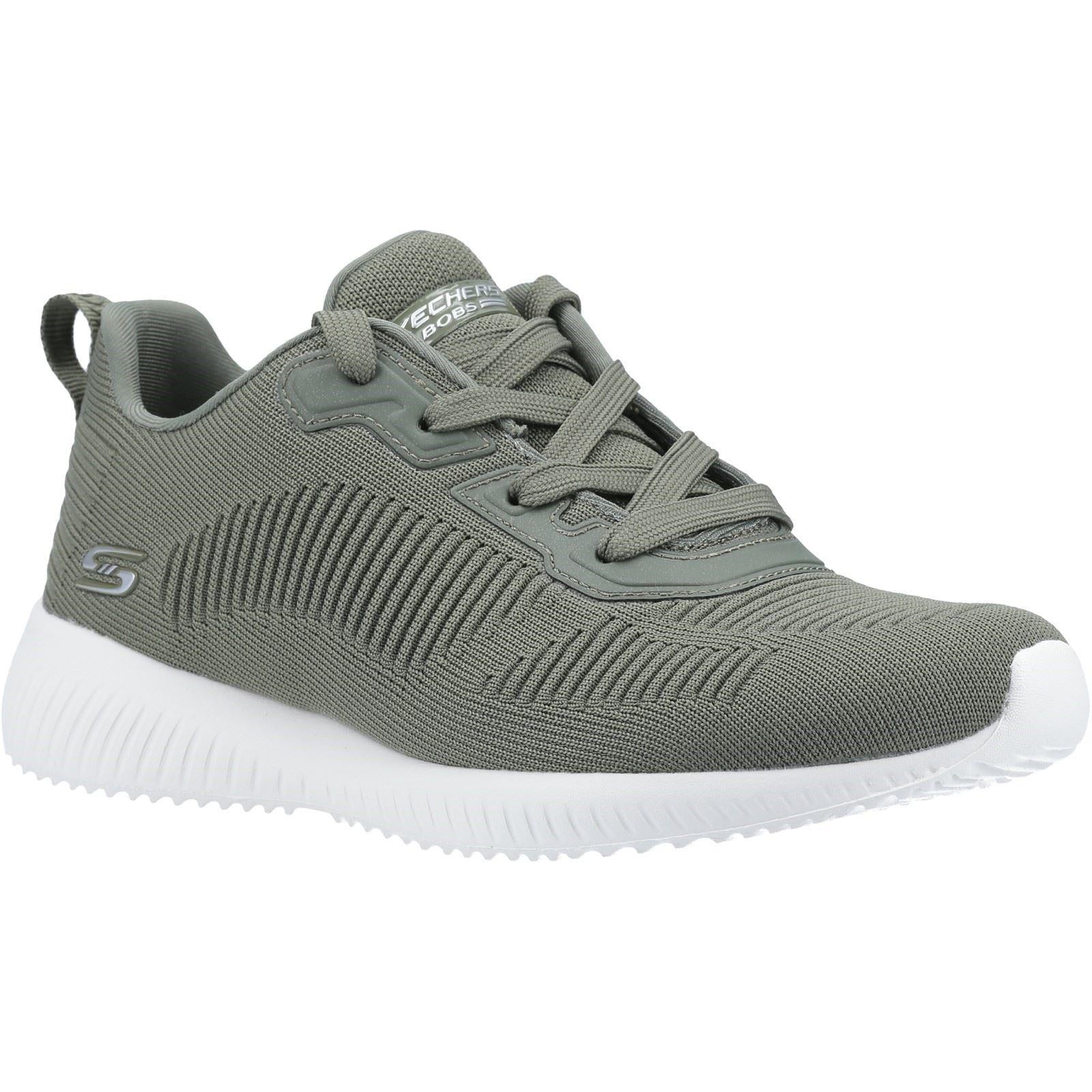 Skechers (GAR32504) Ladies Sports Bobs Sport Squad Tough Talk in UK 3 to 8