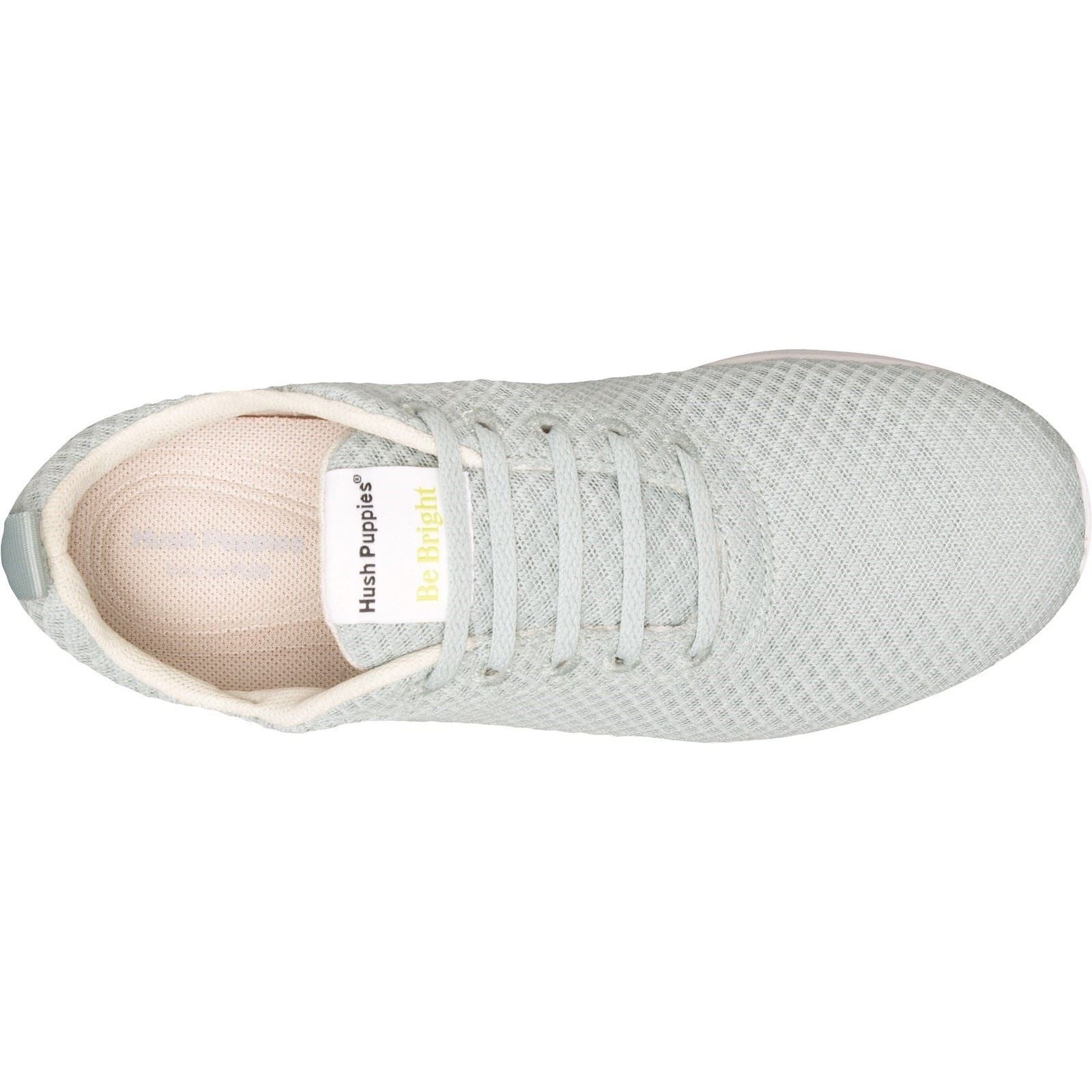 Hush Puppies Good Laces Ladies Shoes in Aqua