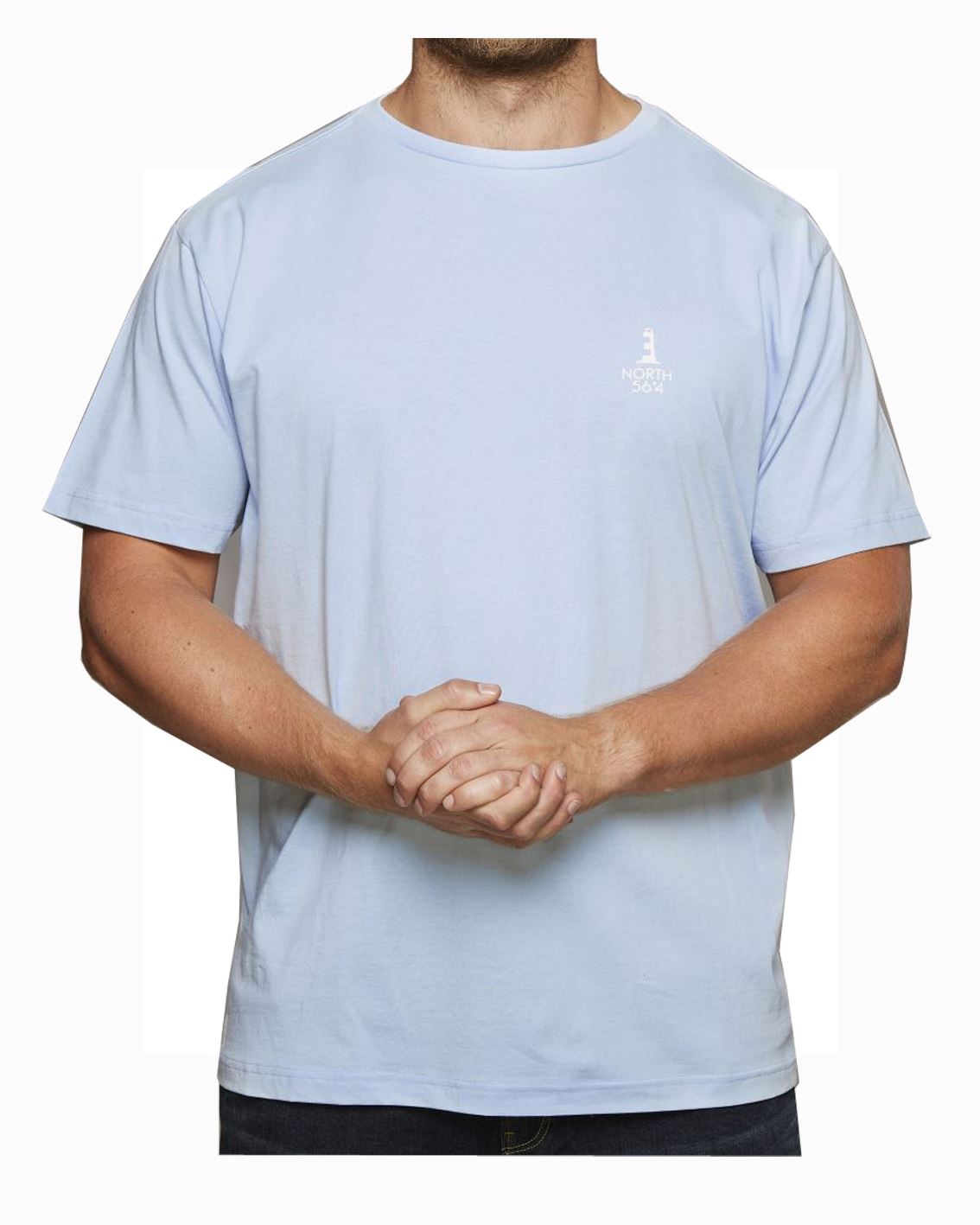 North 564 Pure Premium Cotton Printed Tee (71134) in Size XL to 8XL, 3 Options