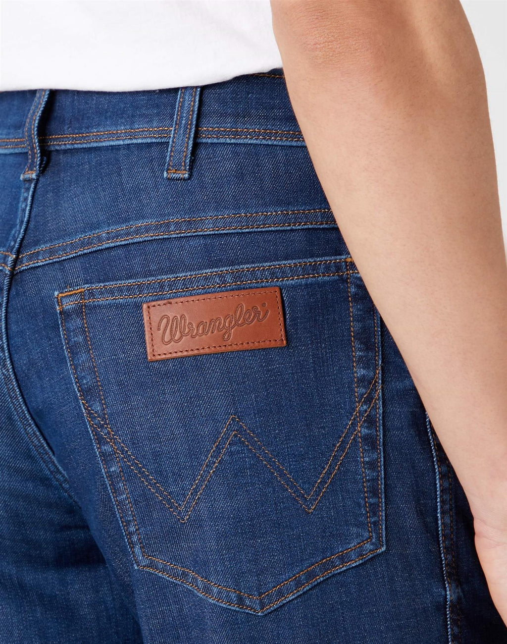 Wrangler Men's Texas Slim Stretch Airlie Blue Jeans Waist 38 - 46