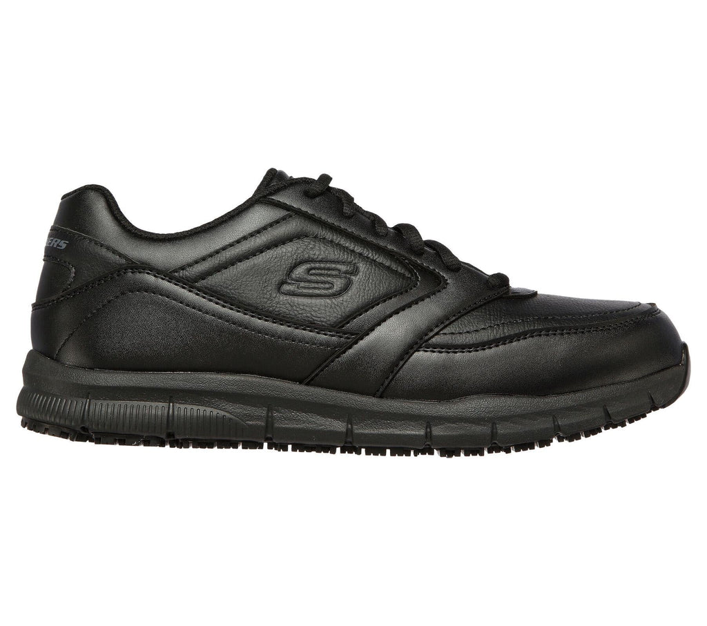 Skechers (77156EC) Mens Nampa Work Shoes in Black Size 8 to 12