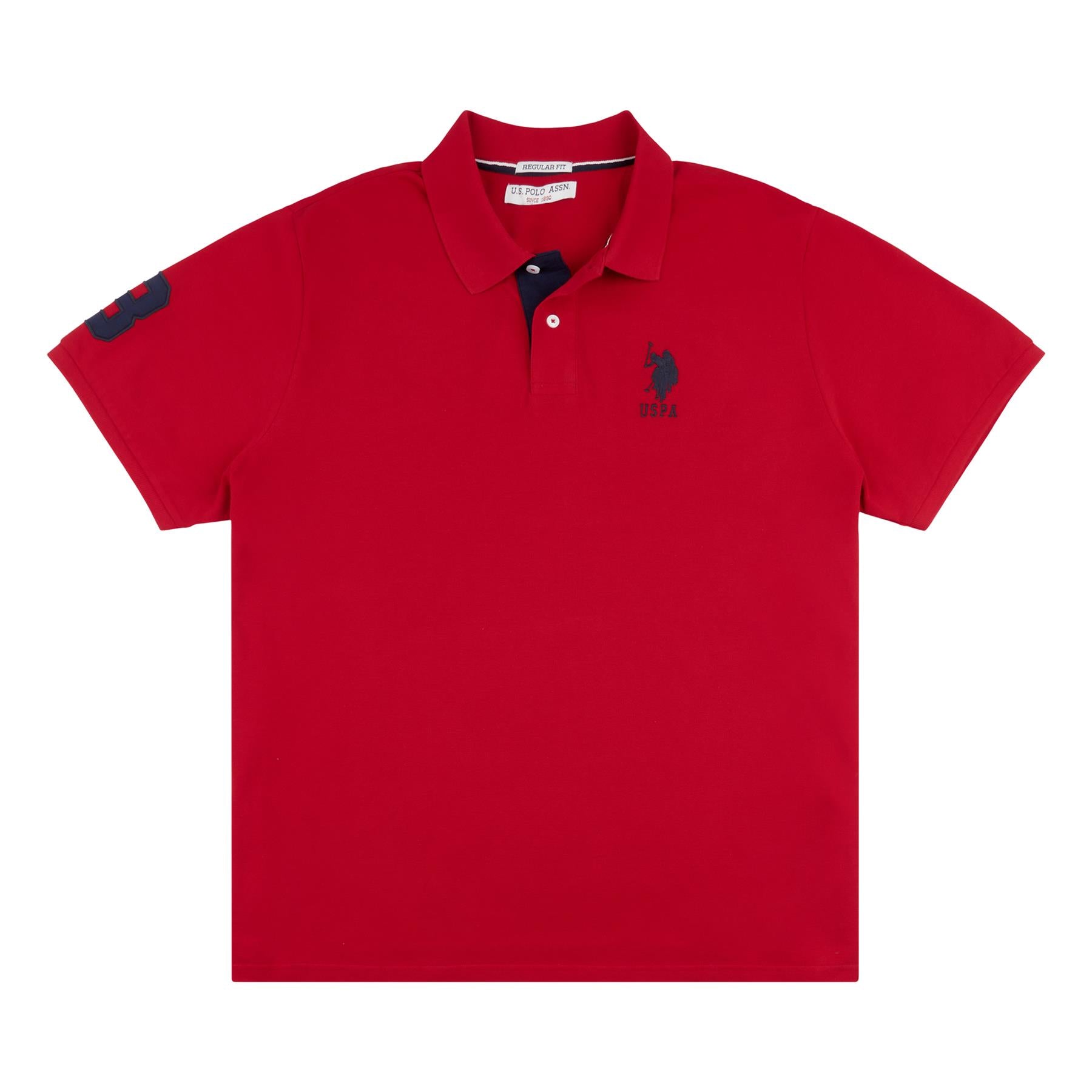 Men Us Polo Assn Authentic Pure Cotton Polo Shirt