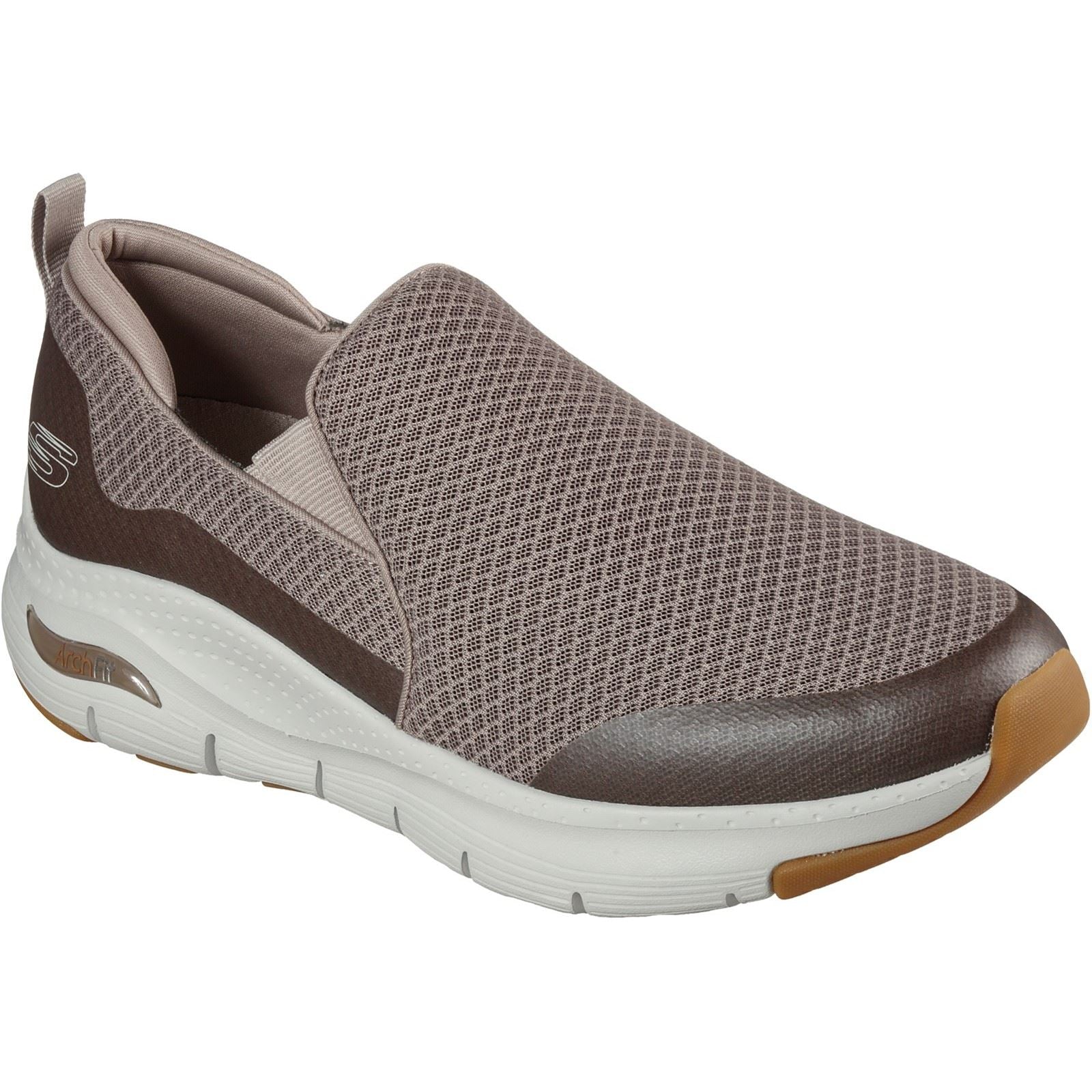 Skechers Arch Fit Banlin Slip On Sports Mens Sports in Taupe